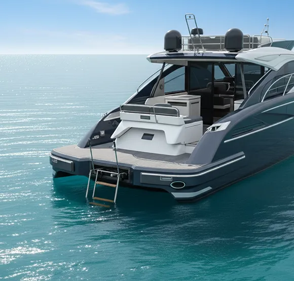 Kasalı / Kasetli Teleskopik Denize İniş Merdiveni Poster